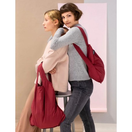 Bolso motxilla grana