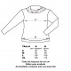 Jersey calido cuello asimetrico mostaza