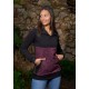Dessuadora unisex coll cremallera abstract