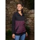 Dessuadora unisex coll cremallera abstract