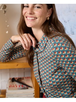 Camisa elástica micro verde