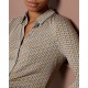 Camisa elàstica micro blava