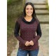 Camiseta viscosa SIN pieza print oliva