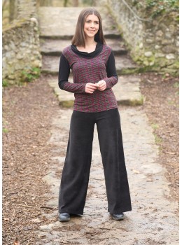 Pantalones largos pana negros
