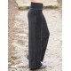 Pantalones largos pana negros