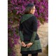 Falda cálida doble print verde oliva