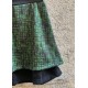 Falda cálida doble print verde oliva