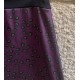 Falda jacquard lila print