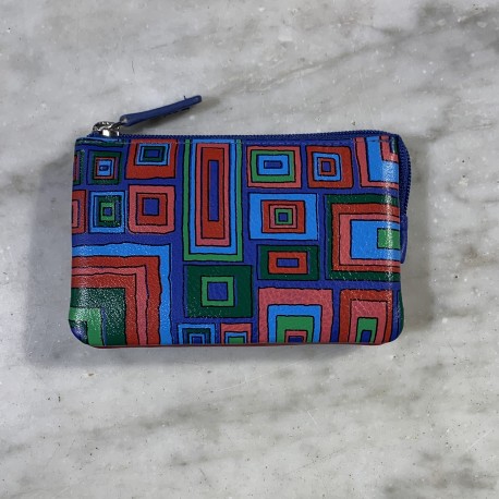 Monedero abstract azul