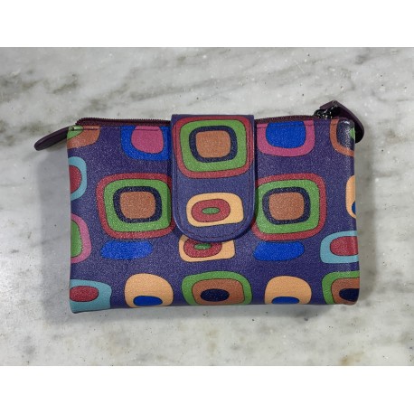 Cartera piel M lila
