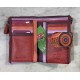Cartera piel M naranja