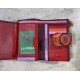 Cartera piel M naranja