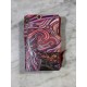 Cartera piel M print rojo
