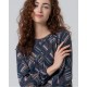 Camiseta cálida geométrica