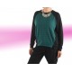 Jersey amplio print verde
