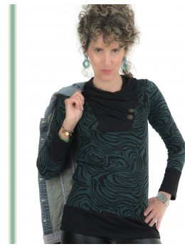 Jersey botones verde