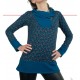 Jersey botones azul