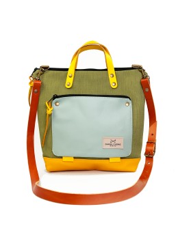 Bolso holder aguamarina