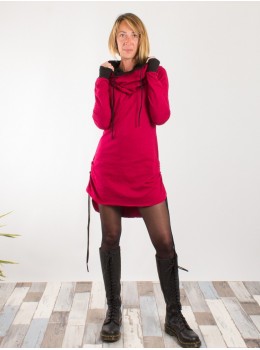 Vestido algodón rojo