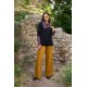 Pantalones 3/4 pana mostaza