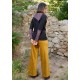 Pantalones 3/4 pana mostaza