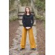 Pantalones 3/4 pana mostaza