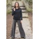 Pantalones 3/4 pana gris