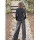 Pantalones 3/4 pana gris