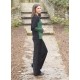Pantalones 3/4 pana negra