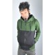 Jaqueta unisex Nëko verda topus