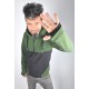 Chaqueta unisex Nëko verde lunares