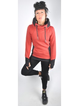 Dessuadora anouk vermella coral