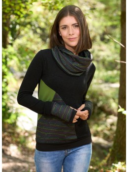 Mitones lila print