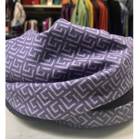 Coll doble malva