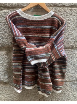 Jersey rayas marrón