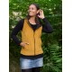 Chaleco pana mostaza