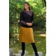 Falda 3/4 pana mostaza