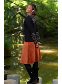 Falda 3/4 pana teja
