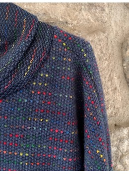 Jersei japo multicolor blau