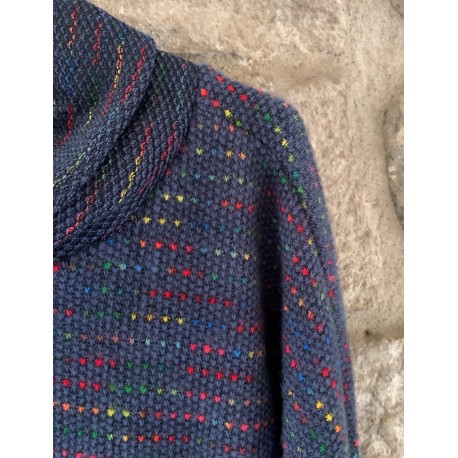 Jersey japo multicolor azul