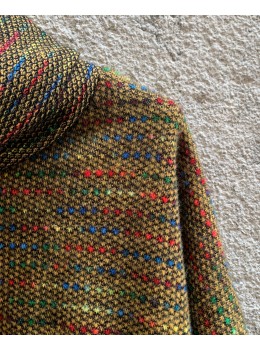 Jersei japo multicolor mostassa