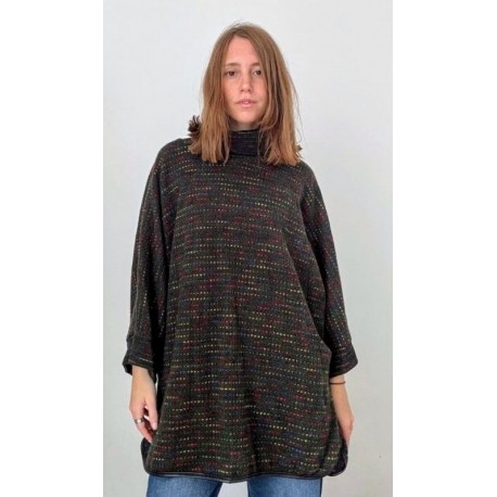 Jersei japo multicolor llarg caqui