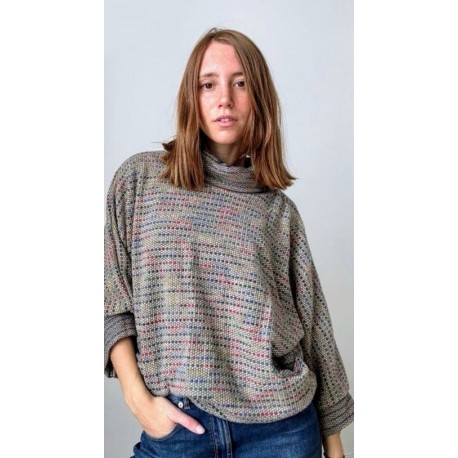 Jersei japo multicolor cru