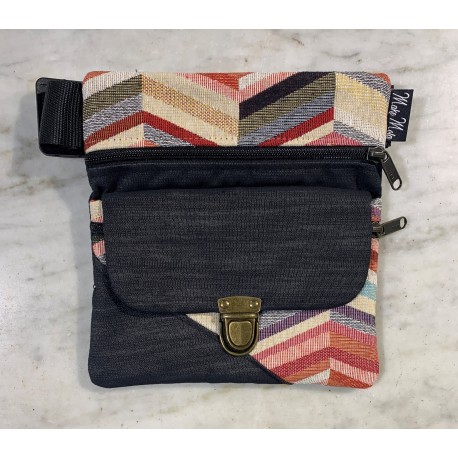 Riñonera line texturas combi colores