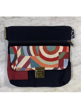 Riñonera big line combi granate