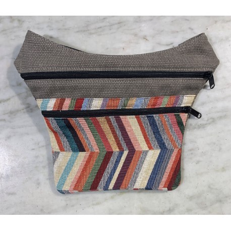 Riñonera urban zig zag