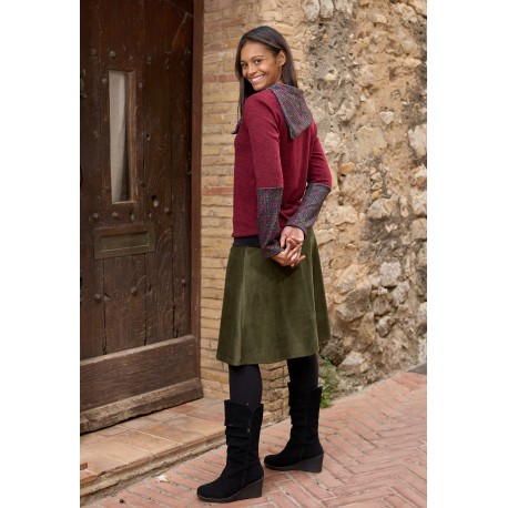 Faldilla 3/4 pana caqui