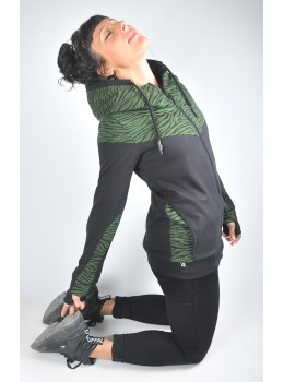 Chaqueta nur green zebra
