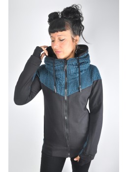 Chaqueta nur snake azul