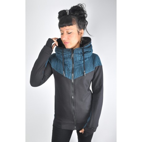 Chaqueta nur snake azul